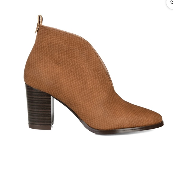 New Journee Collection Bellamy Tan Bootie Size 10 New In Box - Picture 2 of 15